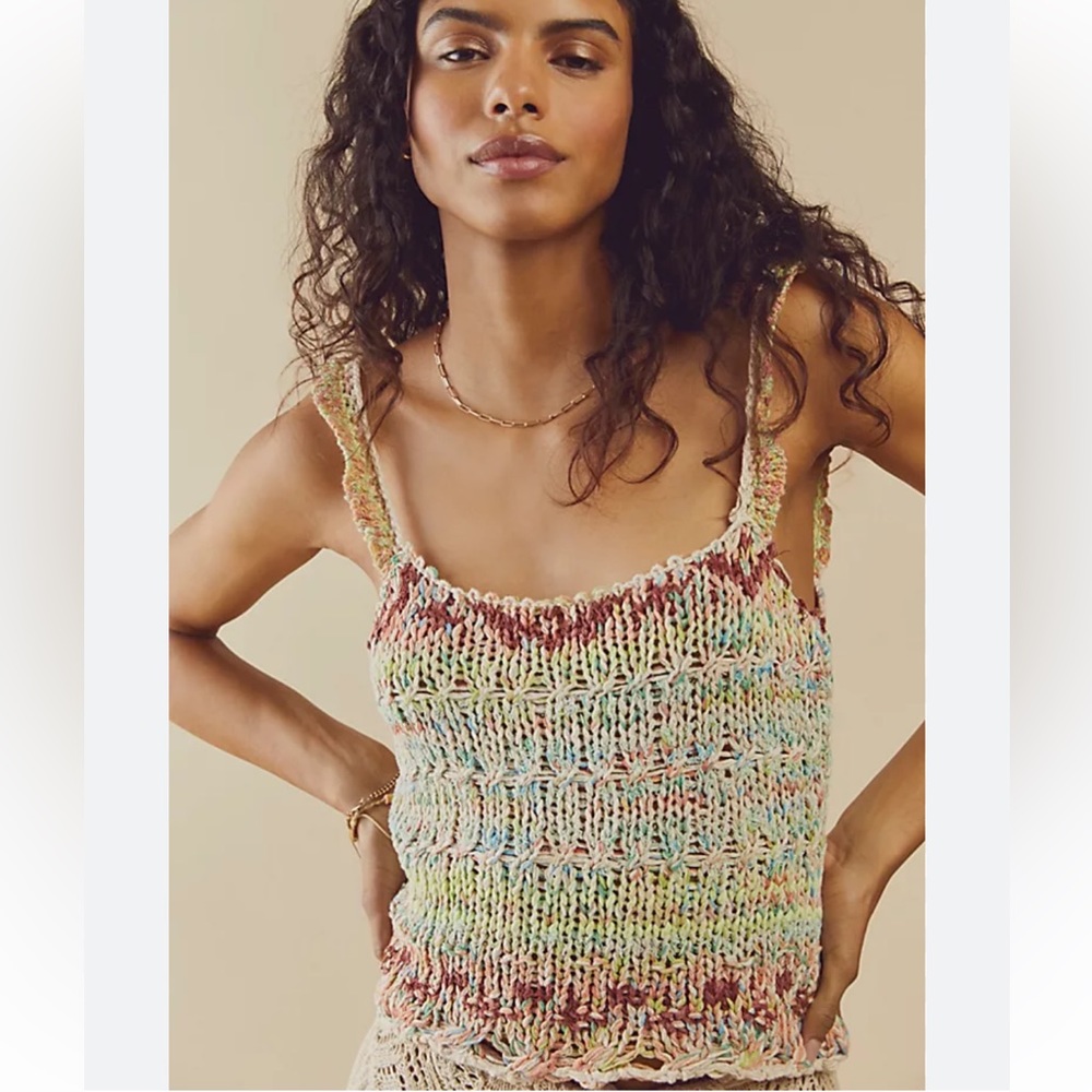 Free People Palmetto Tank Crochet Tank